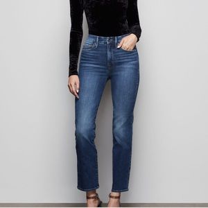 Good American Blue Straight Leg Jeans